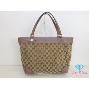 グッチ GUCCI トートバッグ 257061 メイフェア GG キャンバス ピンク ベージュ ブラ...
