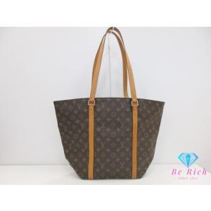 ルイ ヴィトン LOUIS VUITTON モノグラム サック ショッピング M51108 ブラウン...