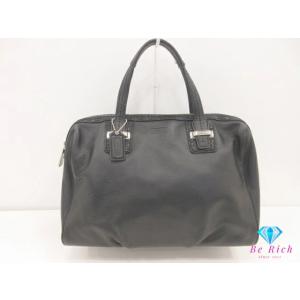 コーチ COACH ニュー テイラー レザー サッチェル ハンドバッグ F25296 ブラック 黒 ...