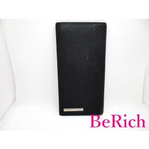 カルティエ Cartier サントス 長財布 札入れ L3000770 黒 ブラック レザー 小銭入...