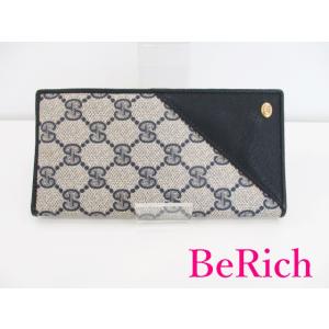 GUCCI ラウンドファスナー 長財布 インターロッキングG ロゴ