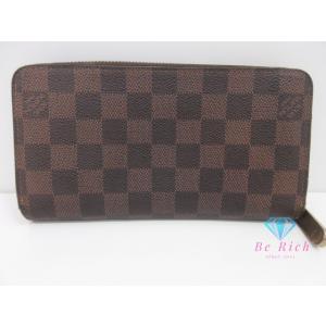 ルイ ヴィトン LOUIS VUITTON 二つ折り財布 ダミエ ジッピーウォレット N60015 ...