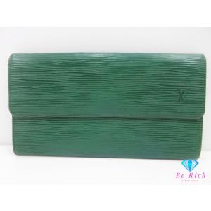 ルイ ヴィトン LOUIS VUITTON 長財布 エピ ポシェット ポルト モネ クレディ M63...