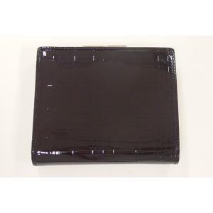 バーバリー 二つ折り財布 札入れ がま口小銭入れ 黒 レザー BURBERRY 【中古】 bs752