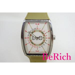 ドルチェ ＆ ガッバーナ Dolce &amp; Gabbana メンズ 腕時計 トノー型 ホワイト 文字盤...