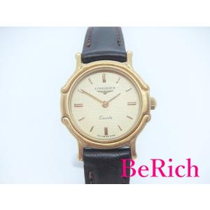 ロンジン LONGINES レディース 腕時計 シルバー 文字盤 SS レザー クォーツ QZ アナ...