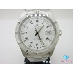 ROLEX オイスターパーペチュアル デイト Y番 15210 自動巻き 腕時計 白 ホワイト SS...