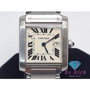カルティエ Cartier タンク フランセーズ MM メンズ 腕時計 W51011Q3   ボーイ...