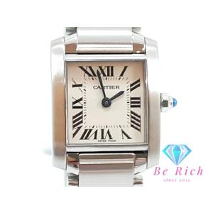 外装仕上げ済み カルティエ Cartier タンク フランセーズ SM レディース 腕時計 W510...