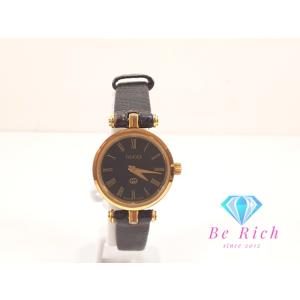 グッチ GUCCI レディース 腕時計 2040L シェリー ウェブ 黒 ブラック SS レザー ア...