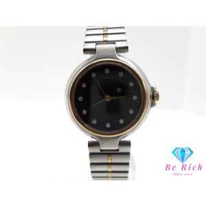 ダンヒル dunhill ミレニアム 12P ダイヤ 32MM ボーイズ 腕時計 黒 ブラック アナ...