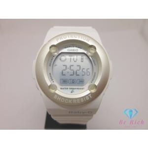 カシオ CASIO Baby-G レディース 腕時計 BG-1320 白 ホワイト 樹脂 ラバー ブ...