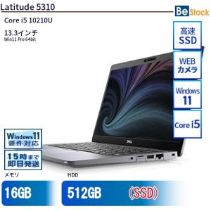 中古 ノートパソコン Dell デル 13インチ Latitude 5310 5310-touch Core i5 メモリ：16GB SSD搭載 6ヶ月保証｜be-stocktsb