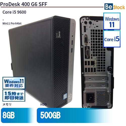 中古 デスクトップ HP ProDesk 400 G6 SFF 6EF24AV Core i5 メモ...