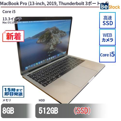 中古 ノートパソコン MacBook Pro (13-inch, 2019, Thunderbolt...
