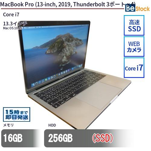 中古 ノートパソコン MacBook Pro (13-inch, 2019, Thunderbolt...