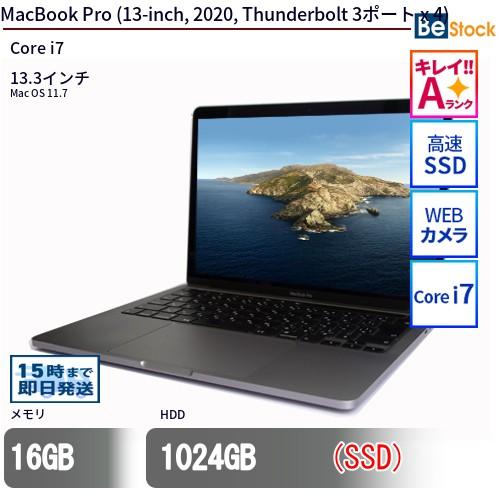 中古 ノートパソコン MacBook Pro (13-inch, 2020, Thunderbolt...