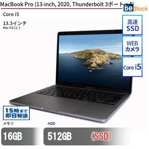 中古 ノートパソコン MacBook Pro (13-inch, 2020, Thunderbolt...
