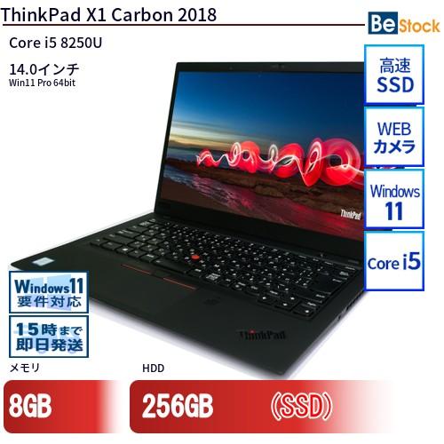 中古 ノートパソコン Lenovo レノボ ThinkPad X1 Carbon 2018 20KG...