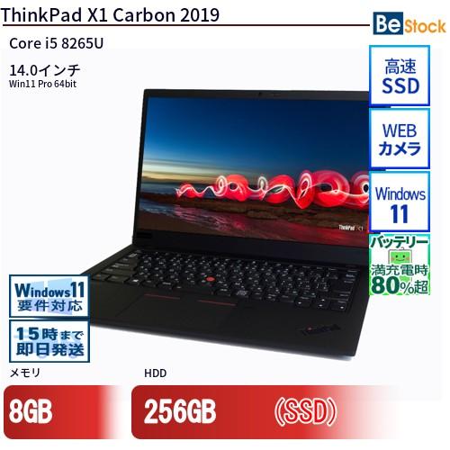 中古 ノートパソコン Lenovo レノボ ThinkPad X1 Carbon 2019 20QE...