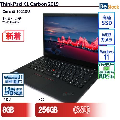 中古 ノートパソコン Lenovo レノボ ThinkPad X1 Carbon 2019 20R1...