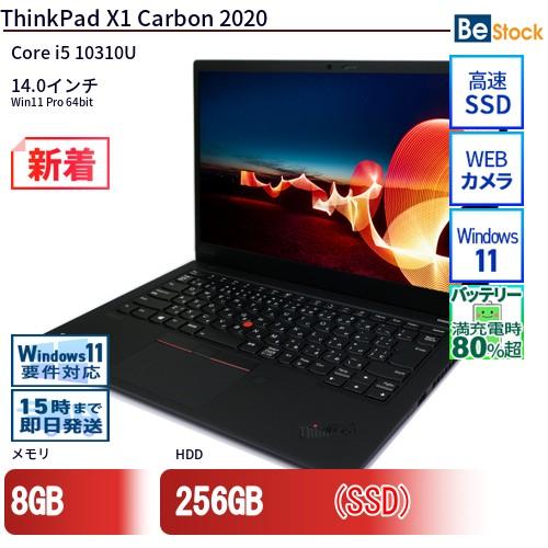 中古 ノートパソコン Lenovo レノボ ThinkPad X1 Carbon 2020 20UA...
