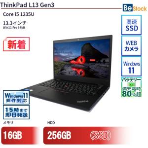 中古 ノートパソコン Lenovo レノボ ThinkPad L13 Gen3 21B4S08V00 Core i5 メモリ：16GB 6ヶ月保証｜