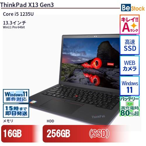 中古 ノートパソコン Lenovo ThinkPad X13 Gen3 21BQS0P000 Cor...
