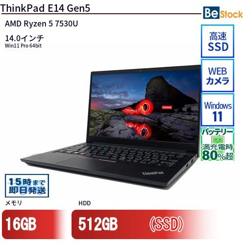 中古 ノートパソコン Lenovo レノボ ThinkPad E14 Gen5 21JSS3WX00...