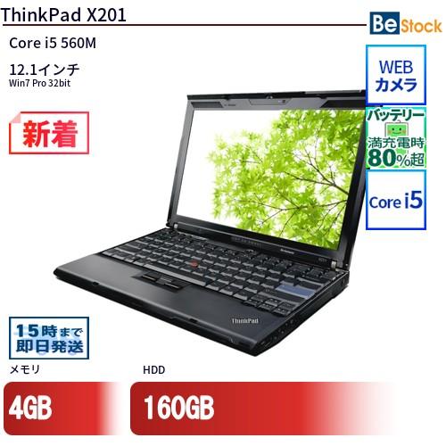 中古 ノートパソコン Lenovo レノボ ThinkPad X201 3626-AD9 Core ...