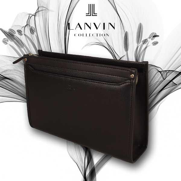 [LANVIN　COLLECTION]　ランバン　メンズポーチ　クラッチバッグ　クロ　　282262