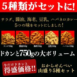 せんべい おから おからせんべい 匠の5種盛り...の詳細画像2