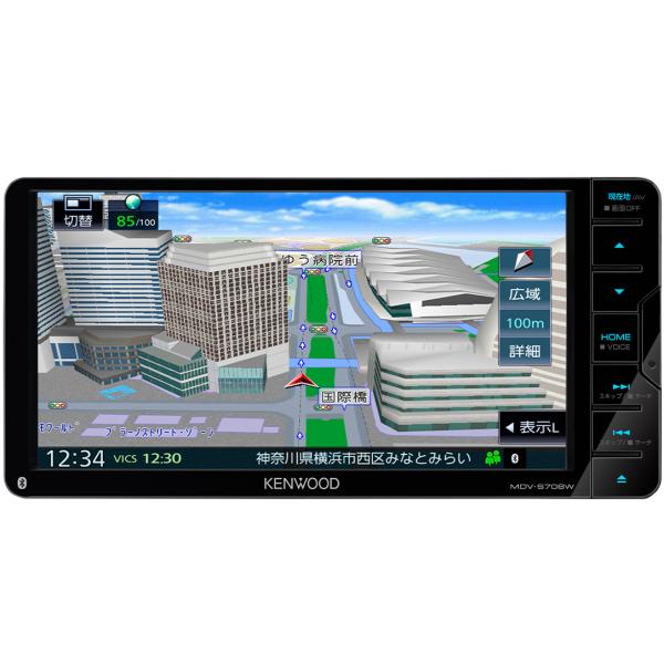 【新品】ケンウッド KENWOOD 彩速ナビ MDV-S708W カーナビ