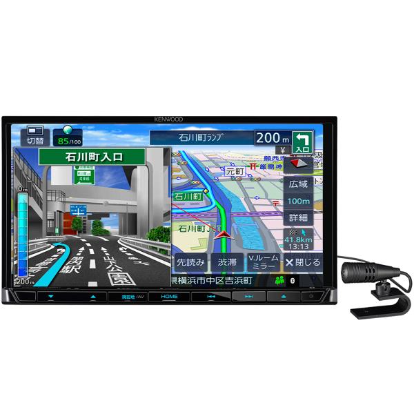 【新品】ケンウッド KENWOOD 彩速ナビ MDV-D408BT カーナビ　※延長保証加入不可