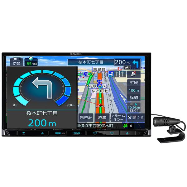 【新品】ケンウッド KENWOOD 彩速ナビ MDV-D308BT カーナビ　※延長保証加入不可