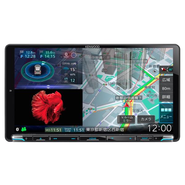 【新品】ケンウッド KENWOOD 彩速ナビ MDV-M908HDL カーナビ