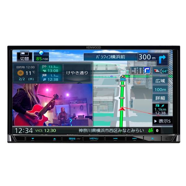 【新品】ケンウッド KENWOOD 彩速ナビ MDV-D709BT カーナビ　※延長保証加入不可