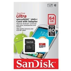 SanDisk サンディスク SDSQUNC-064G-GN6MA  microSDXCメモリーカード/CLASS10  クリックポスト発送