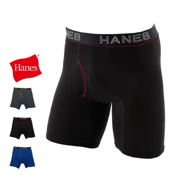 大きいサイズ ボクサーパンツ 抗菌防臭 紳士 Hanes メンズ　インナーパンツ 3L/4L HM6...