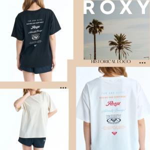 ロキシー バックプリント ラッシュTシャツ レディース HISTORICAL LOGO 新作 女性 かわいい 夏 リゾート ギフトプレゼント 通販 ROXY RLY261037 4550619057453