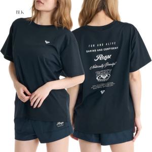 ロキシー バックプリント ラッシュTシャツ レ...の詳細画像1