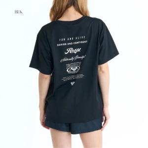 ロキシー バックプリント ラッシュTシャツ レ...の詳細画像3