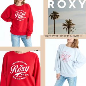 ロキシー スウェット レディース 通販 新作 人気 女性 かわいい おしゃれ 海 ギフト プレゼント 赤 灰色 S M L ROXY RPO261072 4550619059204