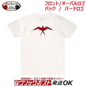 クリックポスト対応 Tシャツ ドナルドタカヤマ バード レッド ハワイアンプロデザイン DONALD TAKAYAMA 半袖 カットソー サーフィン ロングボード