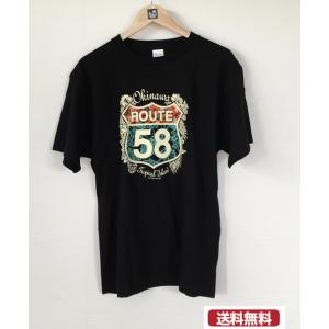 沖縄Tシャツ ルート５８　５８号線シャツ　黒