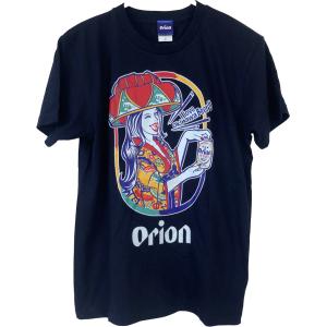 オリオン Tシャツ泡乗りジンベエ ドラフト 黒 綿100% orion正規品