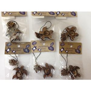 ホヌモンステライニシャル入りストラップ 星の砂...の詳細画像4