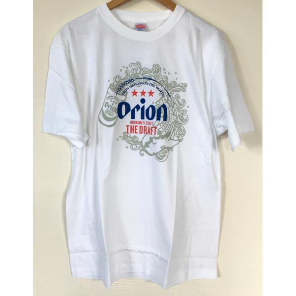 オリオンビールTシャツ ホワイト 泡乗りジンベエ  白 綿100% 　Orion