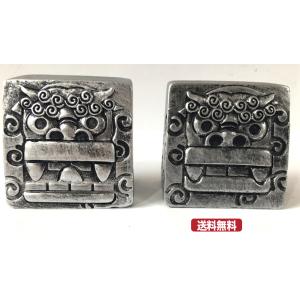 シーサー置物 門柱白 超特大 琉球焼 沖縄陶器 沖縄伝統工芸 全国送料