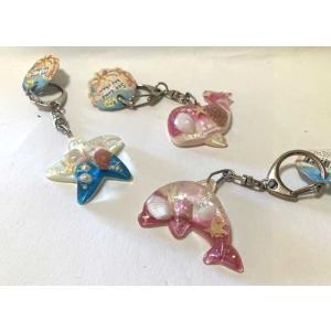 キーホルダー イルカ ドルフィン ジンベエザメ ウォターぷかぷか 沖縄